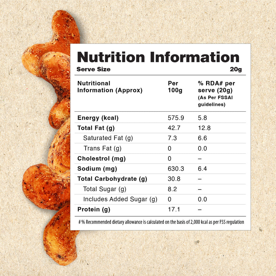Roasted Masala Cashews