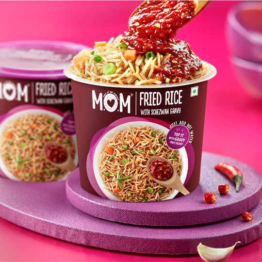 Fried Rice with Schezwan Gravy - MOM Meal of the Moment