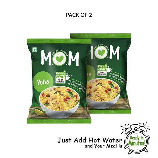 Poha Pouch (Pack of 2) - MOM Meal of the Moment