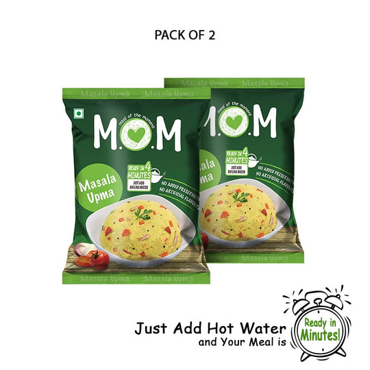 Masala Upma Pouch (Pack of 2) - MOM Meal of the Moment