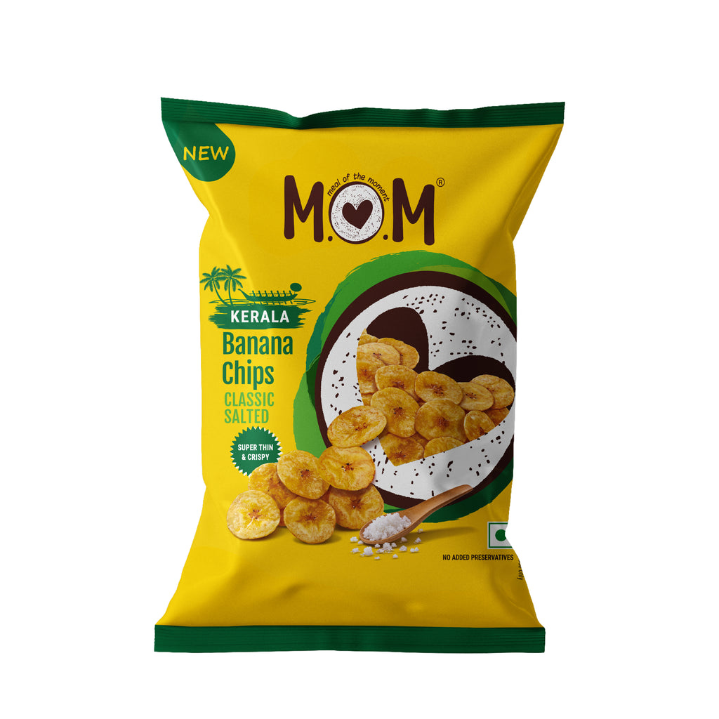 Classic Salted - Banana Chips, 75g – MOM Meal of the Moment