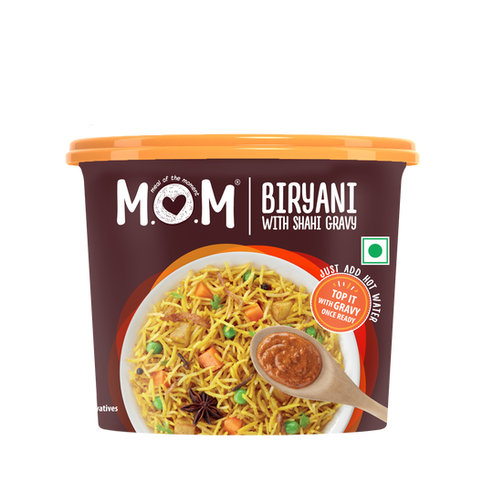 Veg Biryani with Shahi Gravy, 140g - Ready to Eat | Instant Food | No Added Preservatives