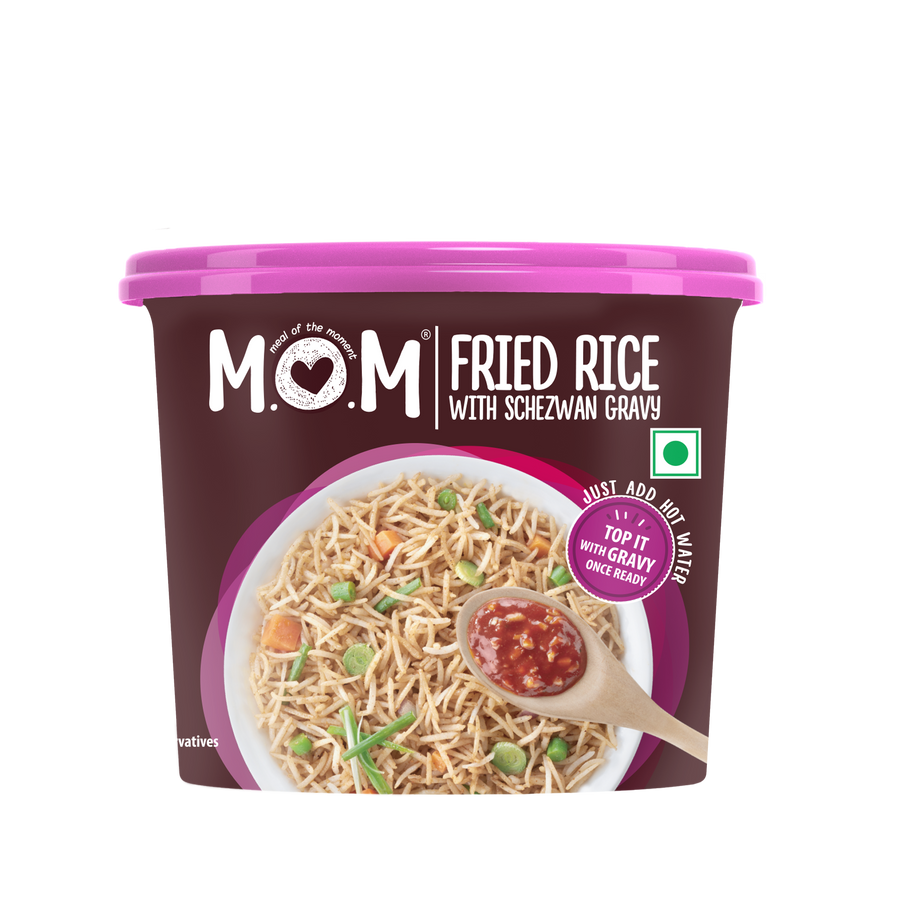 Fried Rice with Schezwan Gravy, 145g - Ready to Eat | Instant Food | No Added Preservatives