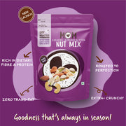 Roasted & Salted Nut Mix, 40g - Rich source of fiber | High in Protein | Smart Snack | Dry Fruit