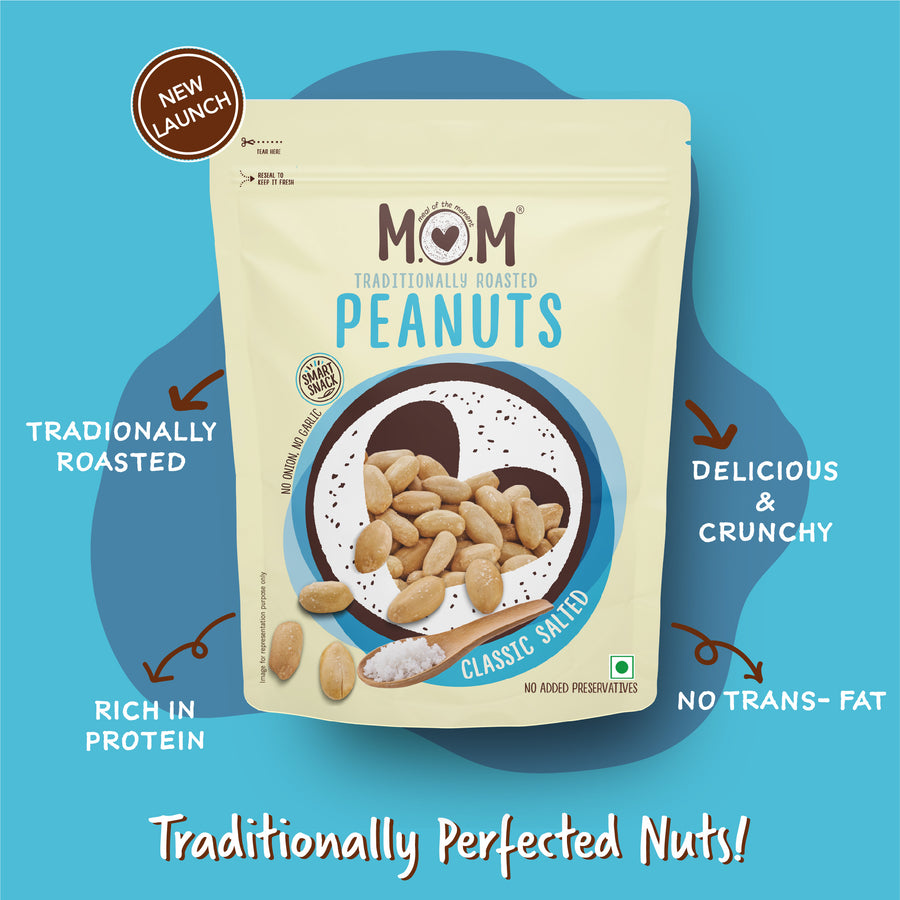 MOM - Meal of the Moment, Classic Salted Peanuts - 160g