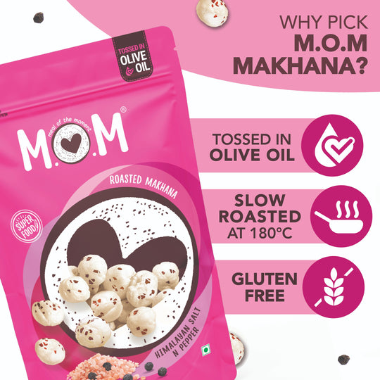 Roasted Makhana - Himalayan Salt N Pepper