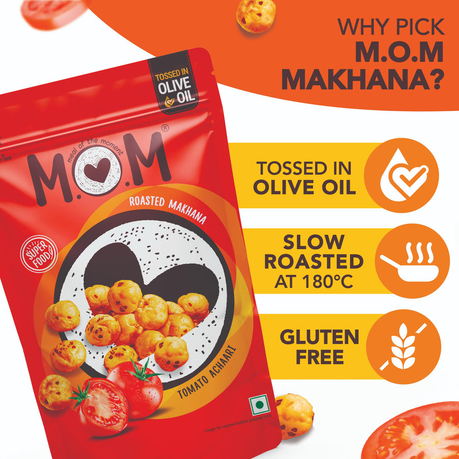 Roasted Makhana - Tomato Achaari