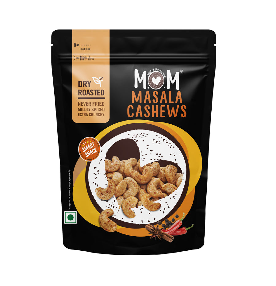 Roasted Masala Cashews, 42g - Rich source of fiber | High in Protein | Smart Snack | Dry Fruit
