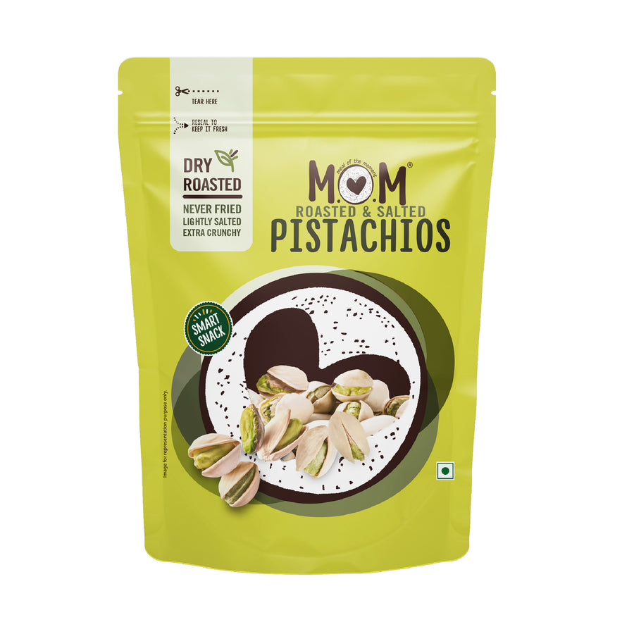 Roasted & Salted Pistachios, 35gm - Rich source of fiber | High in Protein | Smart Snack | Dry Fruit