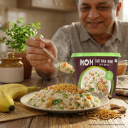 Ghee Rava Upma with Bhujia