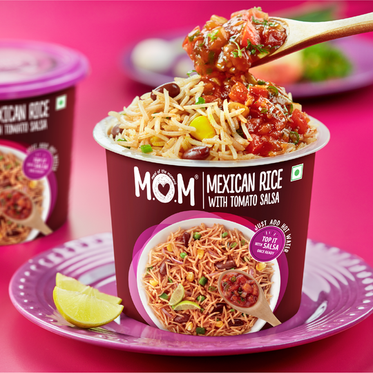 Mexican Rice with Tomato Salsa - MOM Meal of the Moment