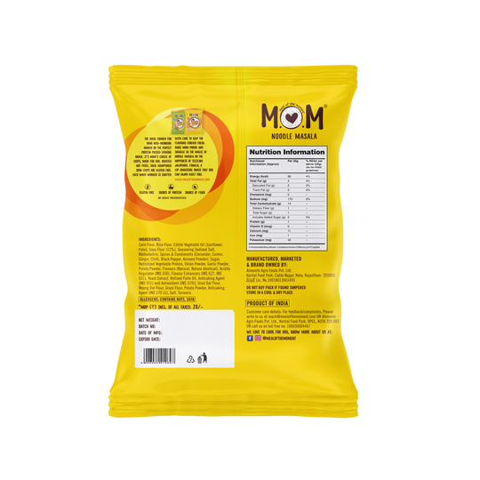 Soya Chips - Noodles Masala, 50g - MOM Meal of the Moment