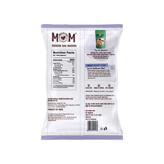 Premium Raw Makhana 100g - MOM Meal of the Moment